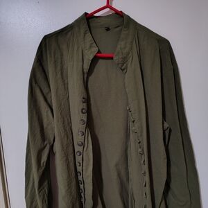 Olive Green Shirt XXXL